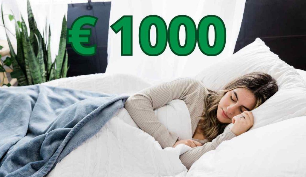 1000 euro per dormire