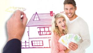 Coppia felice con casa e soldi (Depositphotos foto) - www.financecue.it