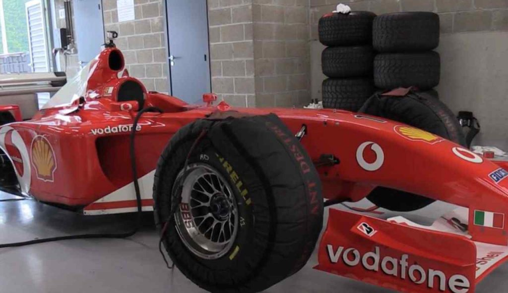 Ferrari F2001 di Schumacher