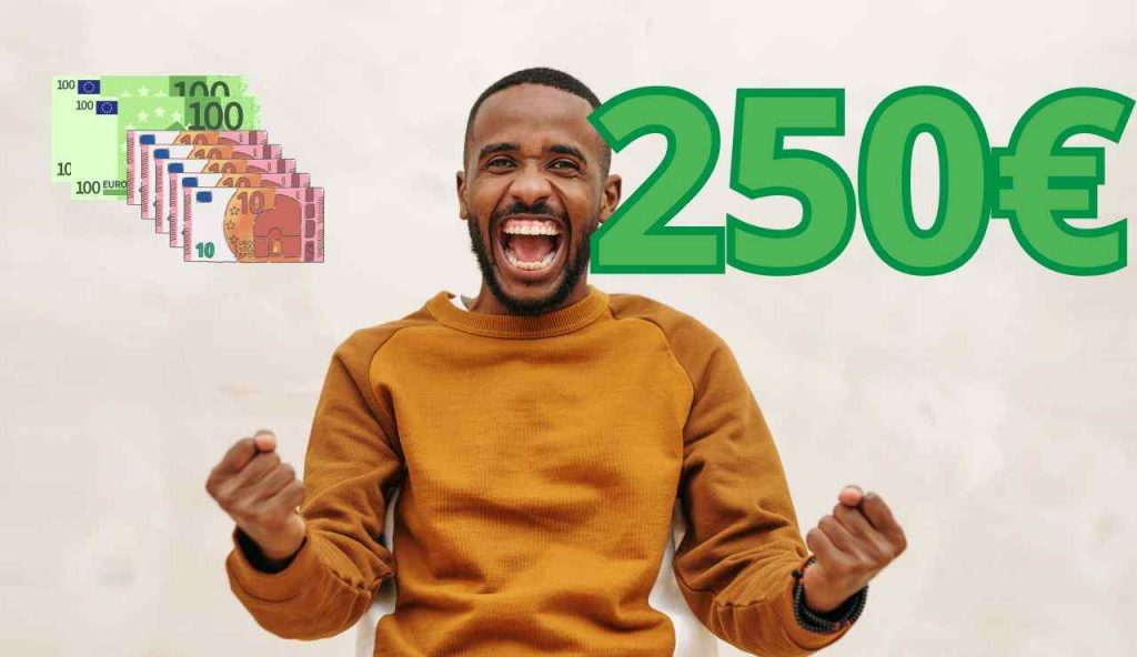 Bonus mensile 250 euro