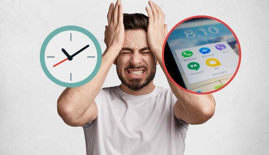 Senza smartphone per orario