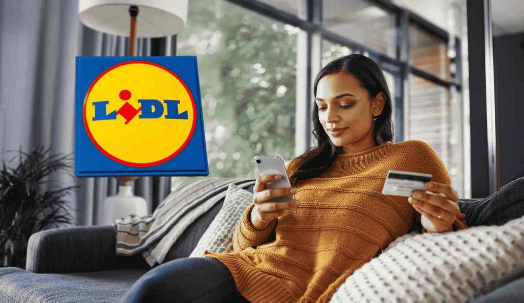 donna acquista lidl online