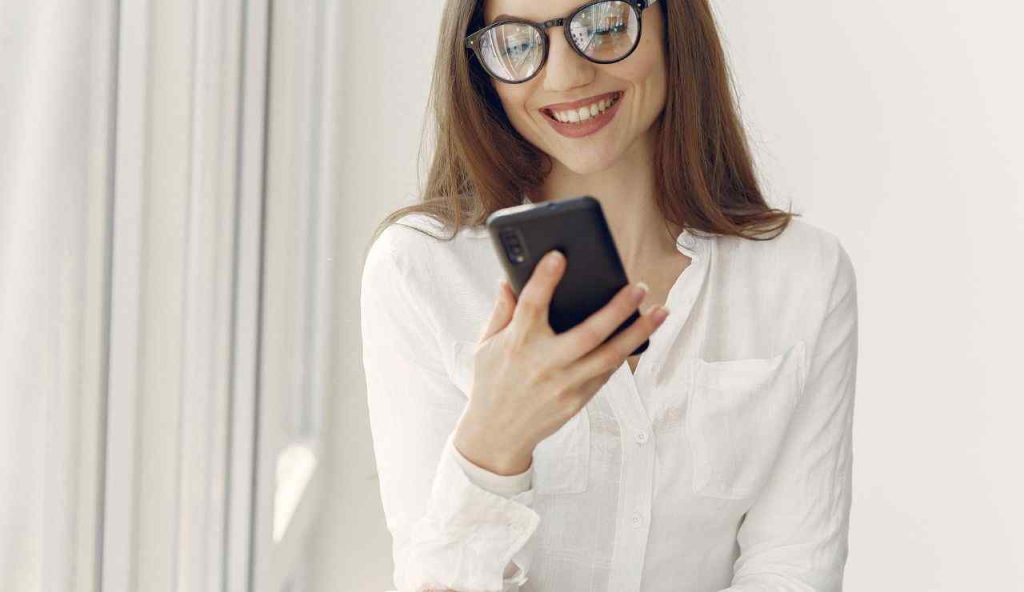 Donna smartphone